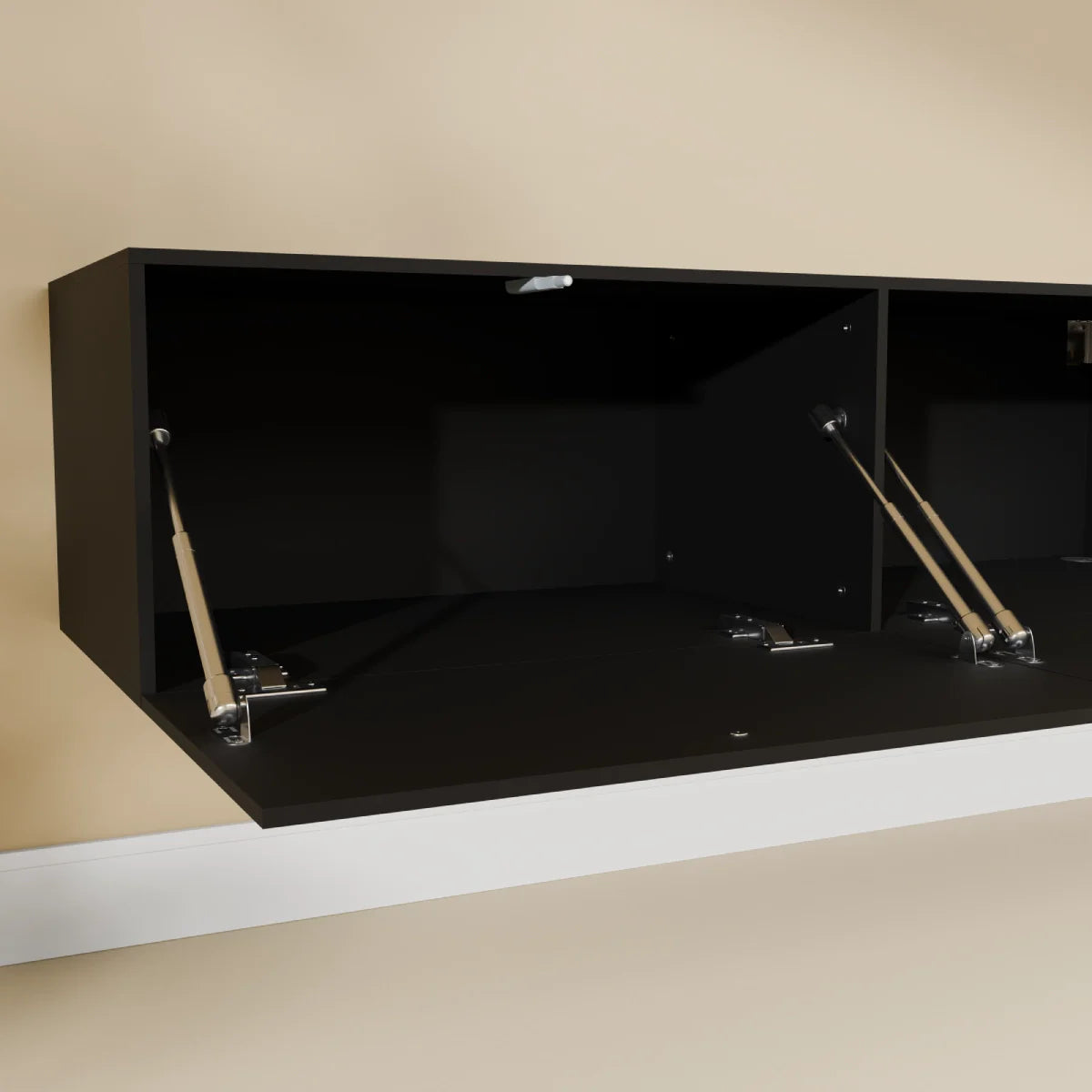 Mora TV Meubel Zwevend & Staand 240 cm Zwart