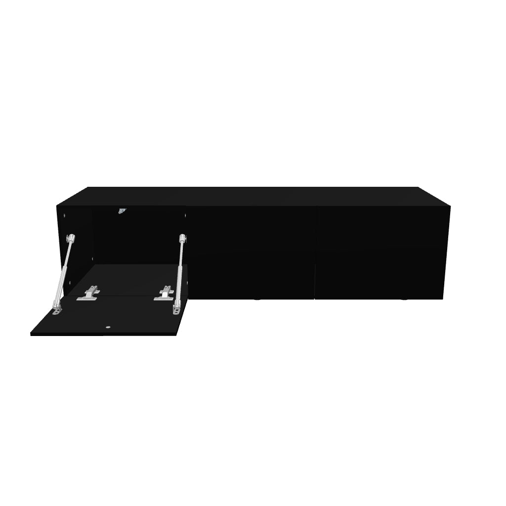 Mora TV Meubel Zwevend & Staand 120 cm Zwart